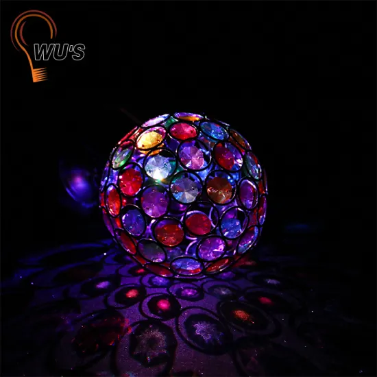 Clear glass decoration Indoor 1 changeable color light or 1 white light hanging light