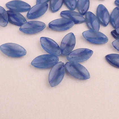 Natural Horse Eye Shaped Blue Aventurine Stone Jewelry