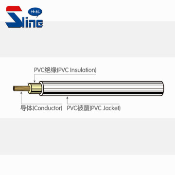 VDE Standard H03VH7-H Electrical Wire for Decorative Chains