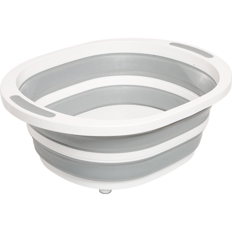 Multi-Function 3 In 1 Folding Cutting Board Kitchen Chopping Blocks Collapsible Dish Tub Washing Strainer Rack Vegetable Basket