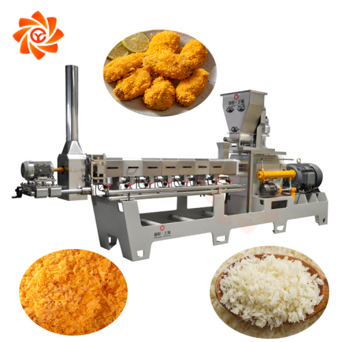 Extrusor de la máquina de procesamiento de migas de pan de Panko