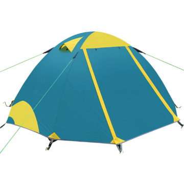 Outdoor Double Double Rain Camping Tent Aluminum Pole Tent Three Season Camping Tent