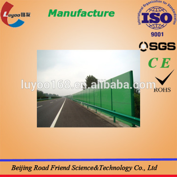 high quality railway green sound berm/sound barrier