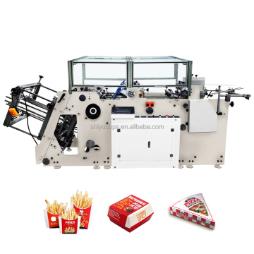 Fully Automatic Disposable Paper Lunch Box Making Machine for Cakes and Burgers
