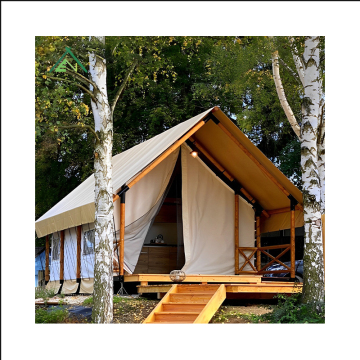 Luxury Glamping: 6m Cabin Desert Prefab Camp Hotel Tent Rooms with Membrane Structure