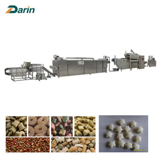 Dry dog food twin screw extruder production line