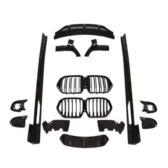 Car Body Kit Front Bumper Rear Bumper Side Skirt for BMW X6 G06 2019 - Black Warrior Upgrade