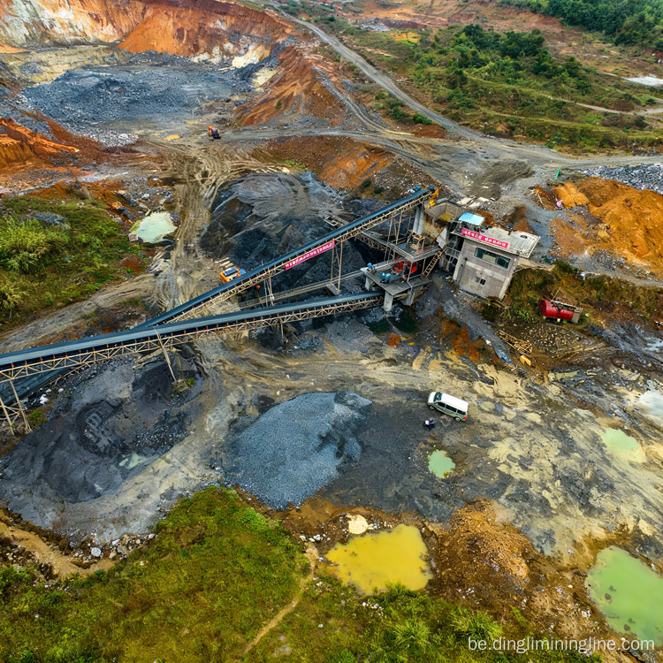 Завод па здабычы золата з эфектыўнай сістэмай драбнення