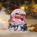 Kotak Natal Resin Crystal Ball Gift