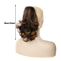 12" Claw Hair Extensions Short Curly Ponytail Clip in Ponytail Extension