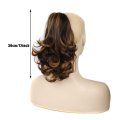 Synthetic 6 Colors 12" Short Wavy Ponytail Claw Clip On Hair Extensions