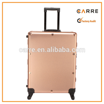 professional trolley aluminum makeup station with lights and mirror