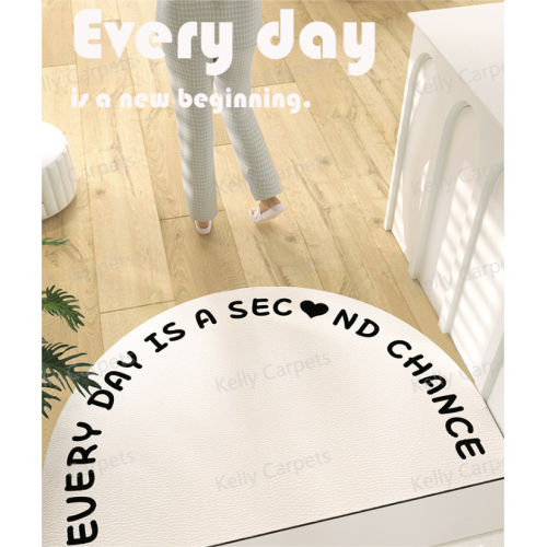 Eingangsmatte - halbkreisförmige Buchstaben - wasserdicht, nicht rutsch