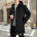 Модное мужское ветрозащитное теплое хлопковое пальто