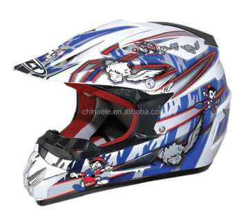 CE DOT Certified Kids Motorbike Full Face Helmet in ABS Material - Hot Sale