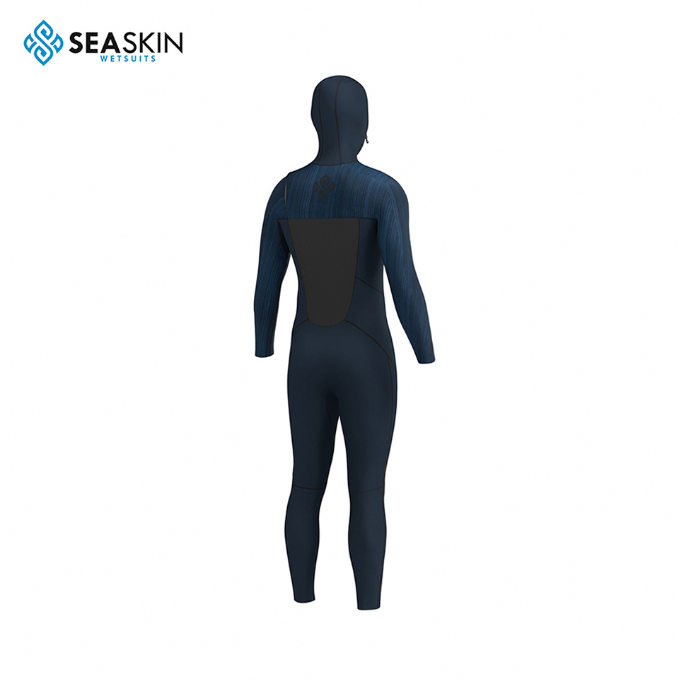 Seaskin 5/4mm مقنعين الرجال Surf Wetsuit شعار مخصص