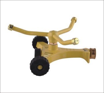 3-Pattern Metal Impulse Sprinkler with Base
