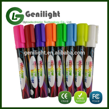 White Fluorescent Marker Pen Security Marker Pen / White Dry Erase Marker Pen