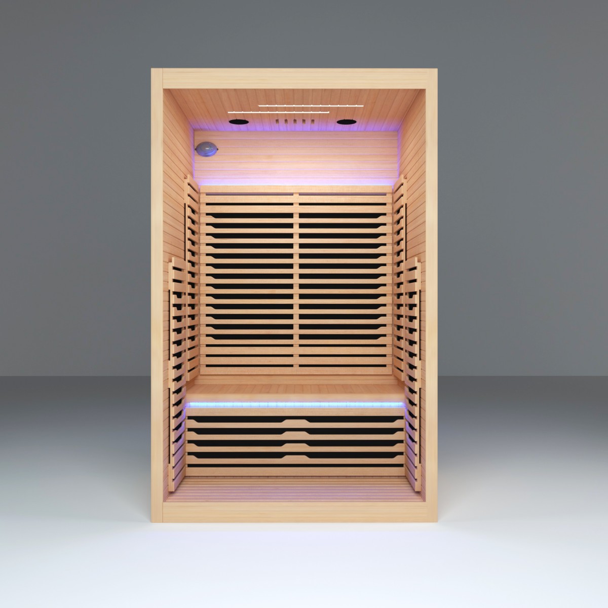 Indoor Canadian Hemlock Infrared Sauna Room
