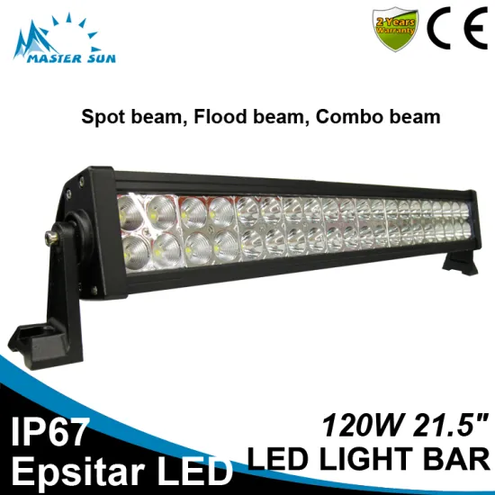 Waterproof 21.5inch 120w led tractor work light car led light bar off road led light bar