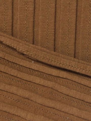 knitted cotton spandex tranfer stitch Rib fabric