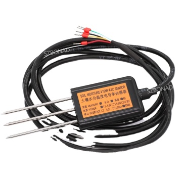 RS485 Soil Moisture, Water Conductivity, and Temperature Three-in-One Sensor