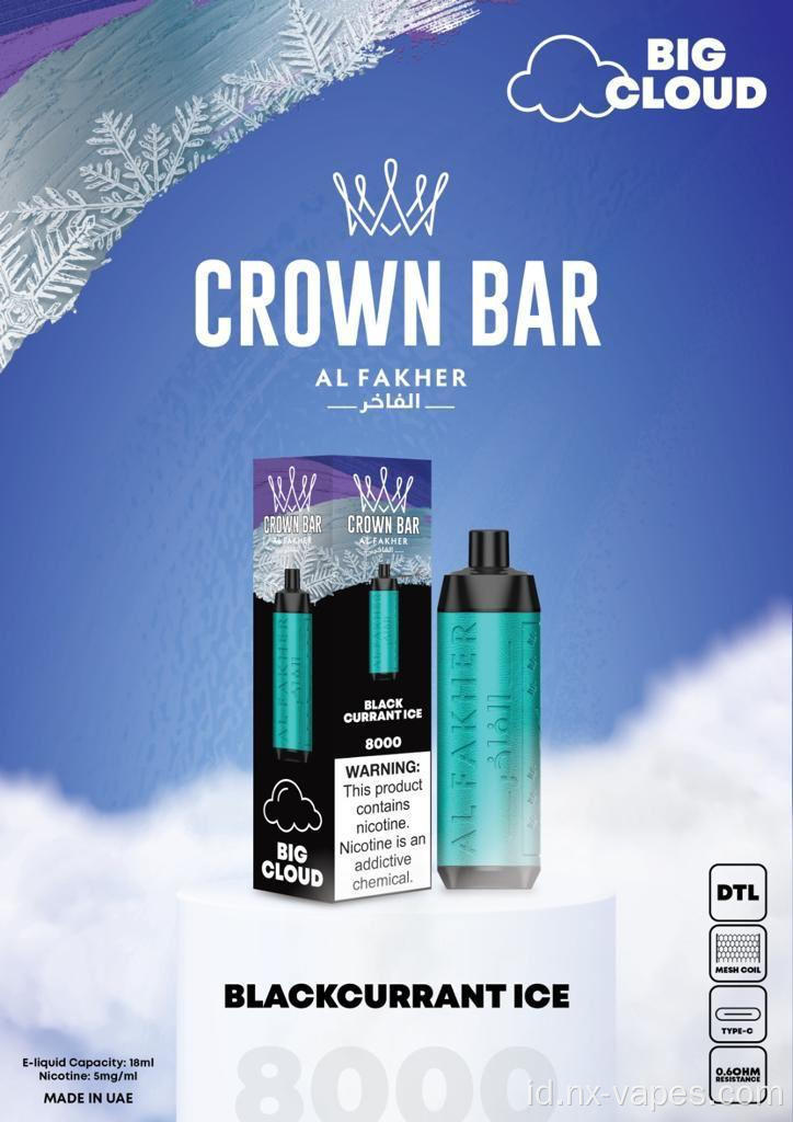 Al Fakher Crown Bar 8000 Vape Wholesale