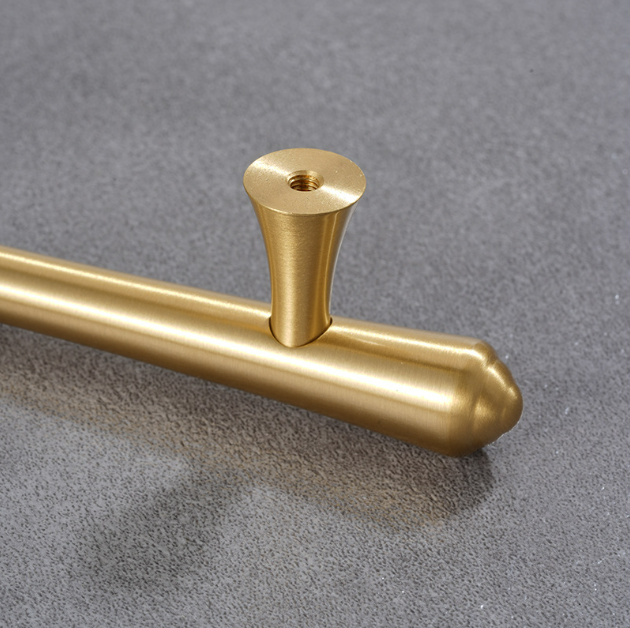 satin brass cabinet pulls