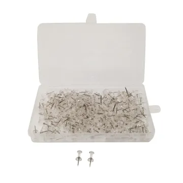Custom Plastic Push Pins for Notice Boards - Transparent Office Stationery