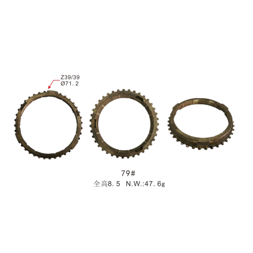 3 Defina o anel de sincronizador de latão de transmissão OEM JLS160 / 1700601MF515A01 / 1700601-MF515A01 para Toyota