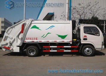 dongfeng small 4*2 3-5m3 compactor garbage truck 2axles