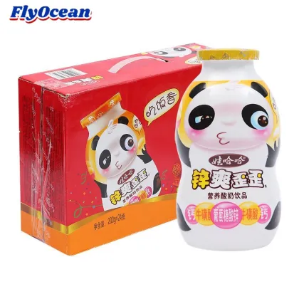 Jelly Brown Bottle Fruit Flavored Milk Drink