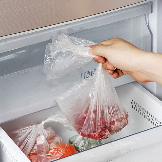 Clear Supermarket Plastic Grocery Packaging Bags Roll