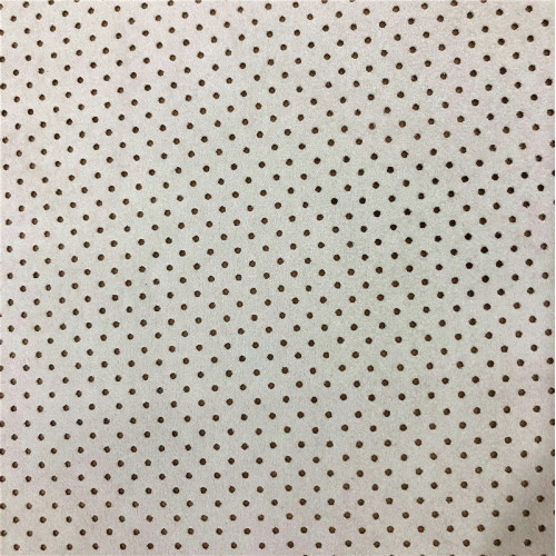 Polyester Spandex Suede Punch Dots Suede with Punch Holes Factory