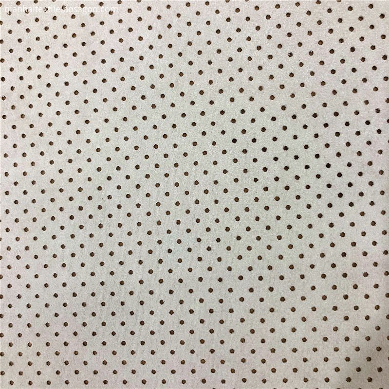 Cheap wholesale faux perforated suede