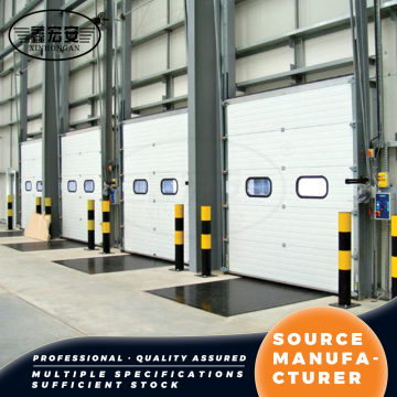 Porta per ascensore industriale con isolamento termico