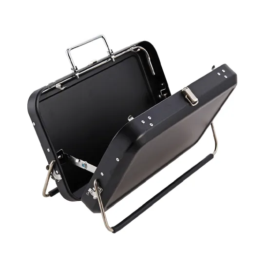 Portable Smoker Charcoal Barbecue Mini Outdoor Folding Tabletop Stainless Steel Charcoal Bbq Grills