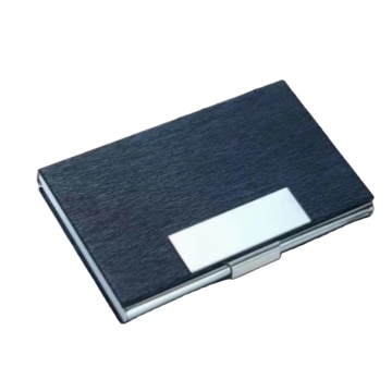 Wholesale Simple Fashion Laser Stainless Steel Metal Custom Folding Business Card Holders