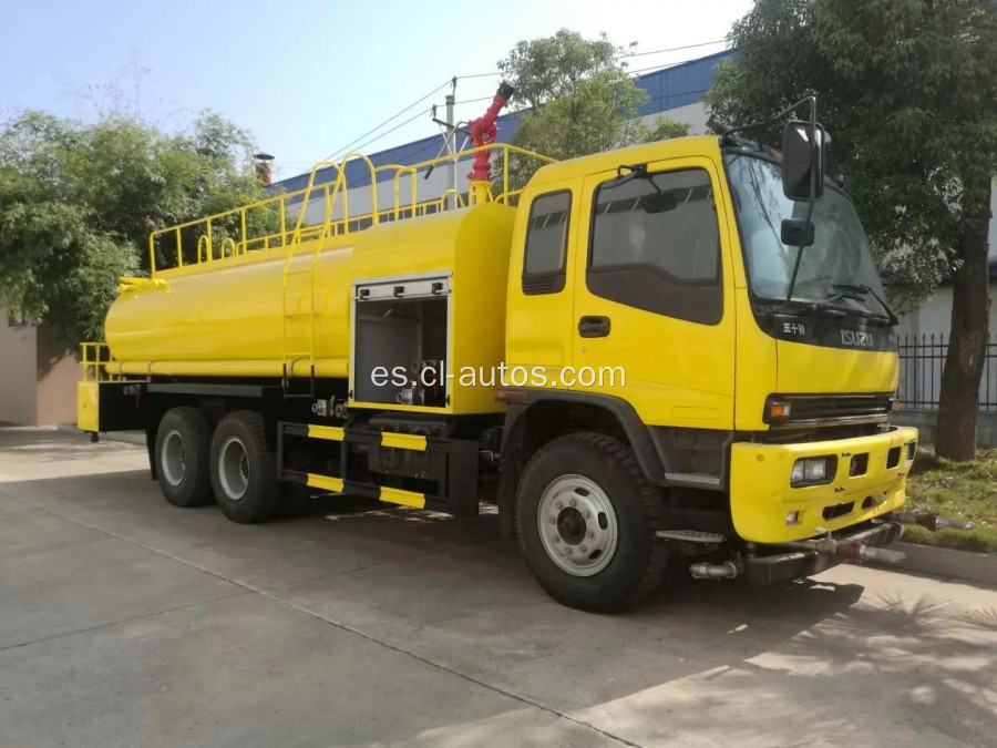 ISUZU 6x4 15000 litros de incendio de lucha contra incendios