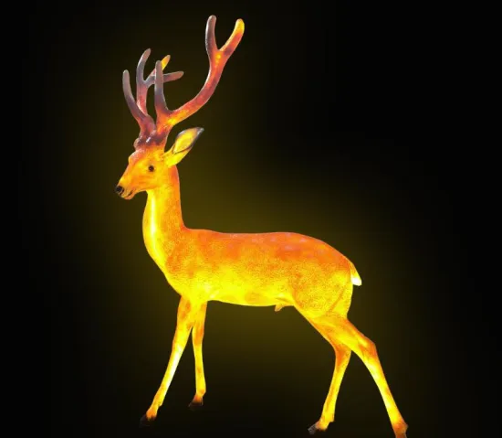 Simulation Male Sika Deer D Lights