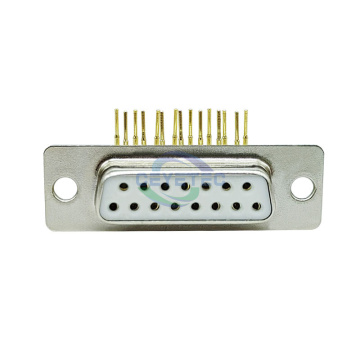 Right Angle D SUB15 Female PCB Connector