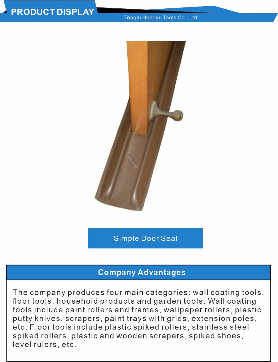 PE Door Seal with Adhesive Backing