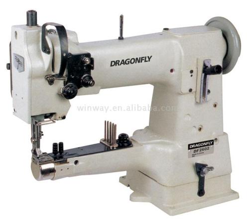 Cylinder bed compound feed leather sewing machine