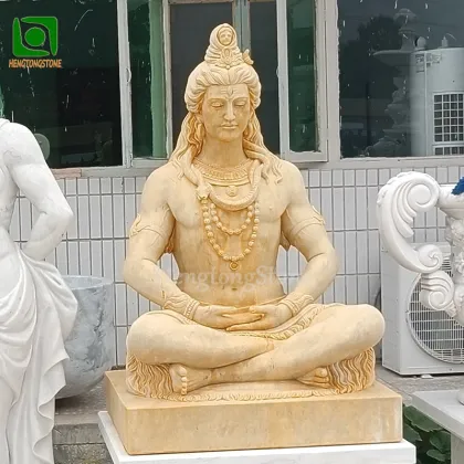 White Marble India Lord Shiva Statue