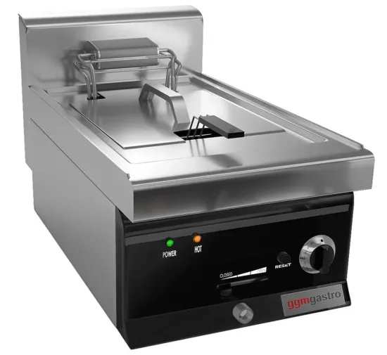 Stainless Steel 1-Tank 1-Basket Electric Fryer 10L Sateless Steel Fryer