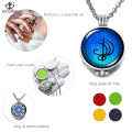 Mixed Patterns Aroma Diffuser Necklace Open Antique Vintage Locket Pendant Perfume Essential Oil Aromatherapy Necklace With Pads