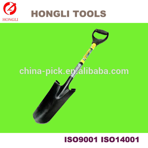 Fiberglass D Handle Drain Spade, High Quality Fiberglass D Handle Drain