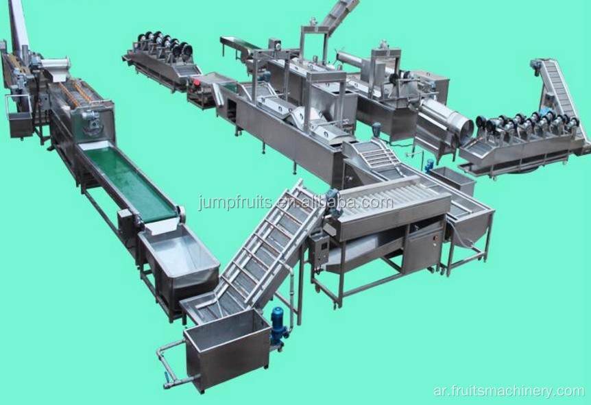 خط إنتاج البطاطس الفرنسية المجمدة التلقائي