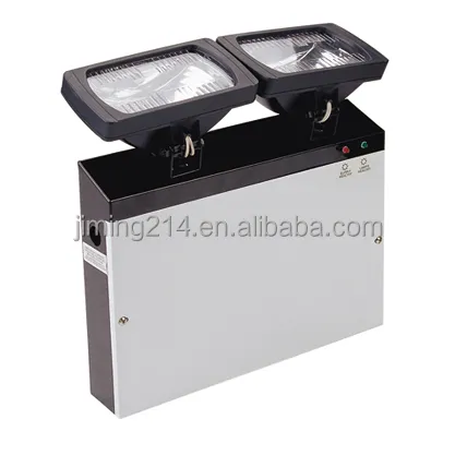 2x20W Twin Head Emergency Light: Halogen Lamp Illumination Solution