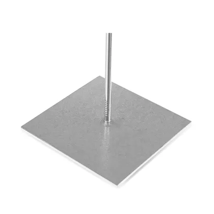 PERFORATED BASE GLUE WELD INSULATION HANGER